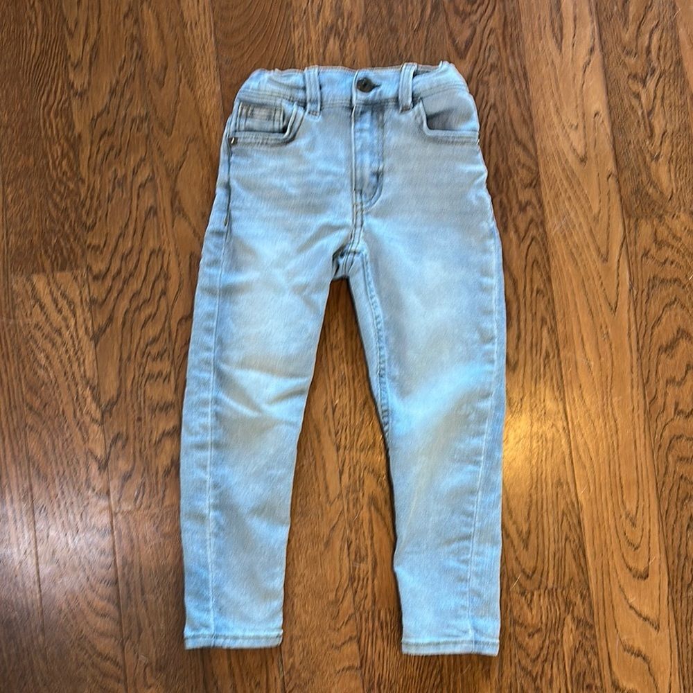 Osh Kosh B'gosh Girl’s Light Blue Skinny Jeans Adjustable Waist Size 4R